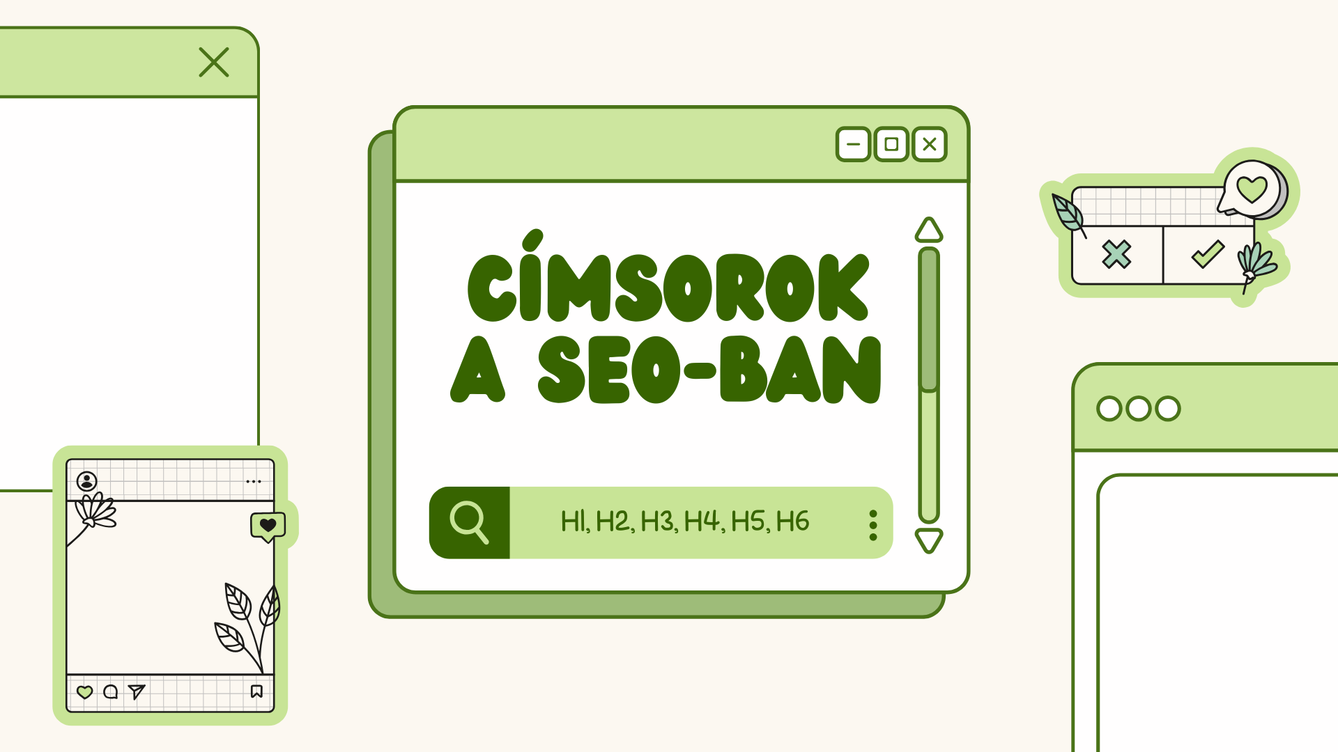 A címsorok szerepe a SEO-ban (H1, H2, H3, H4, H5, H6 a keresőoptimalizálásban)